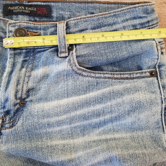Vintage American Eagle Lightwash Bootcut Jeans Women's Size 6L - Picture 6 of 12